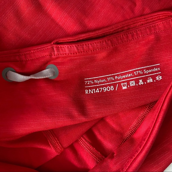 Outdoor Voices Techsweat 7/8 Flex Leggings in Red - Picture 6 of 9